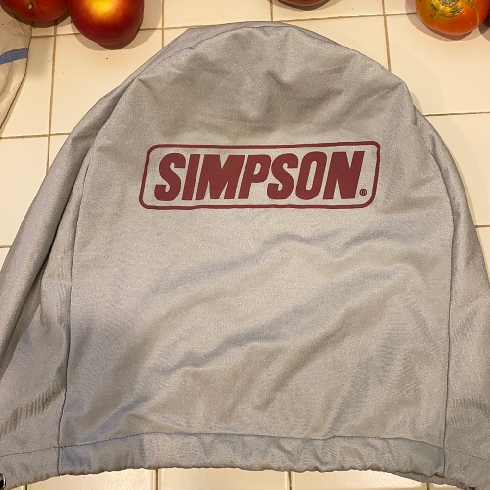 Helmet dust bag Simpson travel dust bag 17x13 in good condition